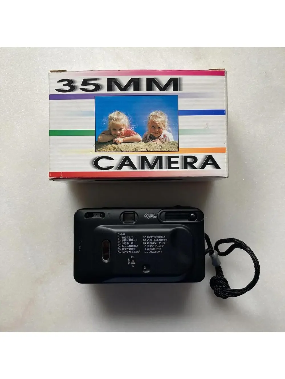 Working Japanese Coca Cola Birthday 35mm Film Toy Camera Novelty Gift